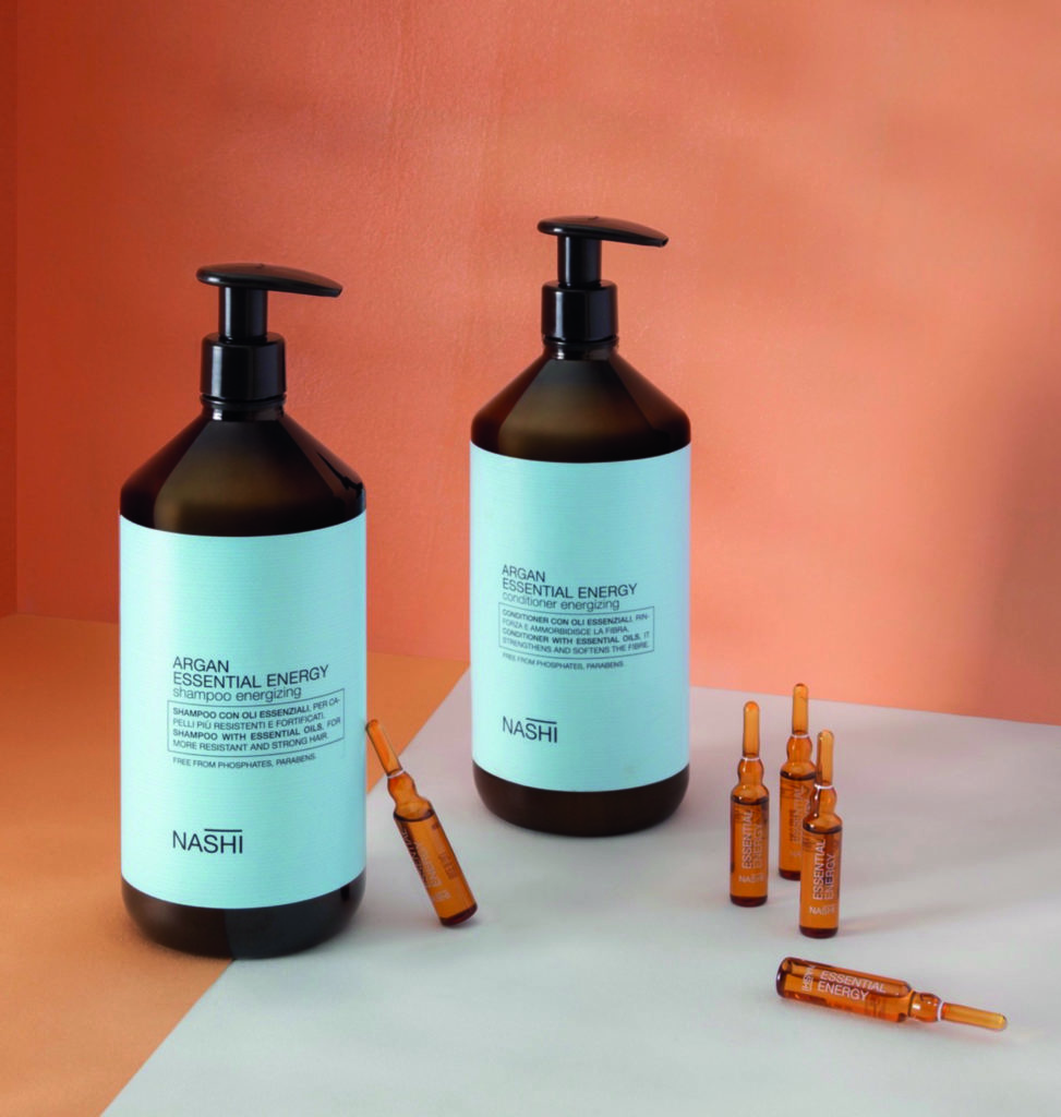 Acondicionador energizante de la marca Nashi Argan