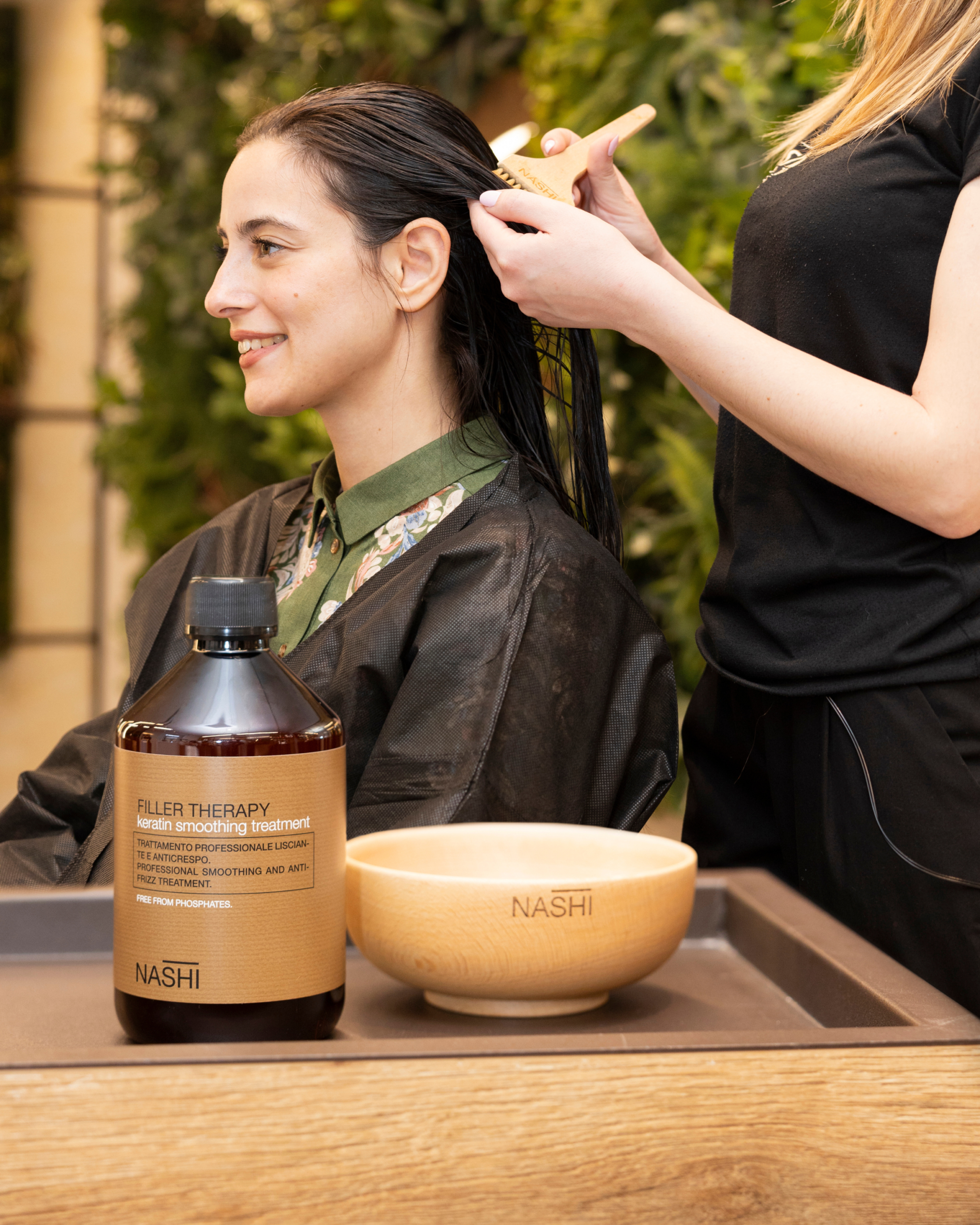 Tratamientos capilares con productos de la marca Nashi Argan